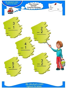 Çocuklar İçin toplam işlemi yaprak testleri 